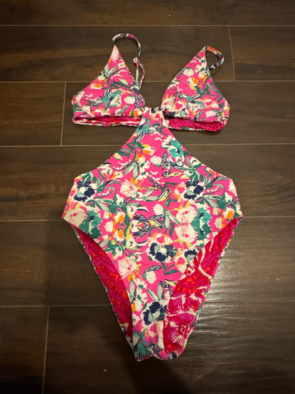 Maaji Mimi Zinnia Reversible Swimsuit Trikini One Piece